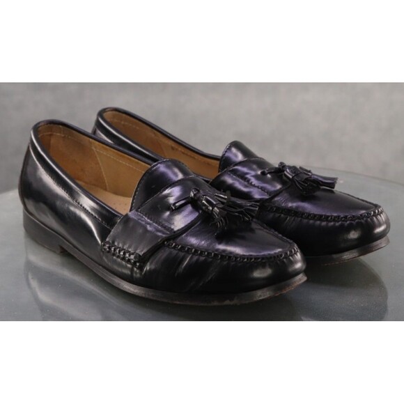 Cole Haan Pinch Men's Tassel Loafers Shoes Size 12 B Leather Black - Picture 5 of 11